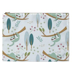 Pattern-sloth-woodland Cosmetic Bag (xxl) by Salman4z