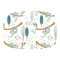 Pattern-sloth-woodland Mini Square Pill Box by Salman4z