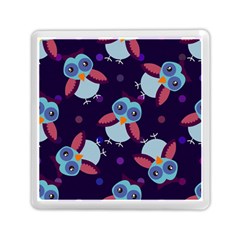 Owl-pattern-background Memory Card Reader (square) by Salman4z