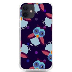 Owl-pattern-background Iphone 12/12 Pro Tpu Uv Print Case by Salman4z