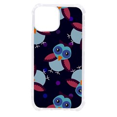 Owl-pattern-background Iphone 13 Mini Tpu Uv Print Case by Salman4z