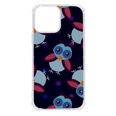 Owl-pattern-background Iphone 13 Pro Max Tpu Uv Print Case by Salman4z