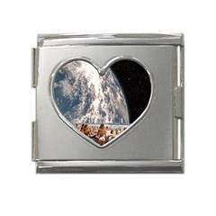 Astronomical Summer View Mega Link Heart Italian Charm (18mm) by Jack14