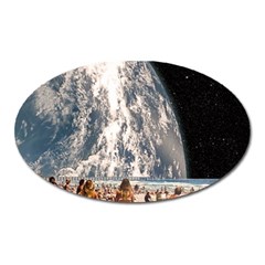 Astronomical Summer View Oval Magnet by Jack14