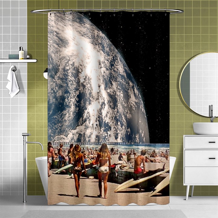 Astronomical Summer View Shower Curtain 48  x 72  (Small) 