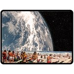 Astronomical Summer View Two Sides Fleece Blanket (Large) 80 x60  Blanket Front