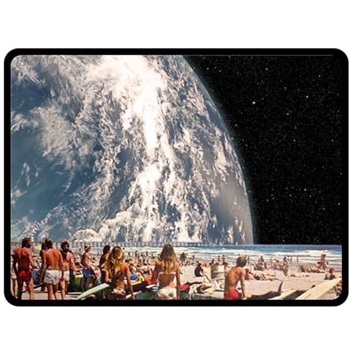 Astronomical Summer View Two Sides Fleece Blanket (Large)