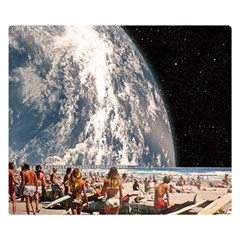 Astronomical Summer View Two Sides Premium Plush Fleece Blanket (small) by Jack14