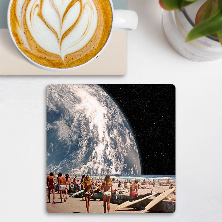 Astronomical Summer View UV Print Square Tile Coaster 