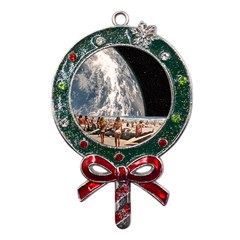 Astronomical Summer View Metal X mas Lollipop With Crystal Ornament by Jack14