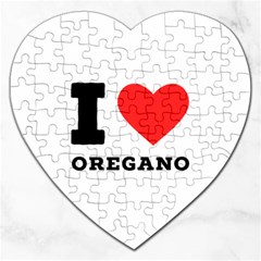 I Love Oregano Jigsaw Puzzle (heart) by ilovewhateva