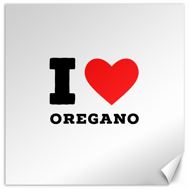 I love oregano Canvas 20  x 20 