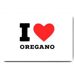 I Love Oregano Large Doormat by ilovewhateva