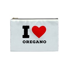 I Love Oregano Cosmetic Bag (medium) by ilovewhateva