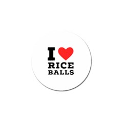 I Love Rice Balls Golf Ball Marker (10 Pack) by ilovewhateva