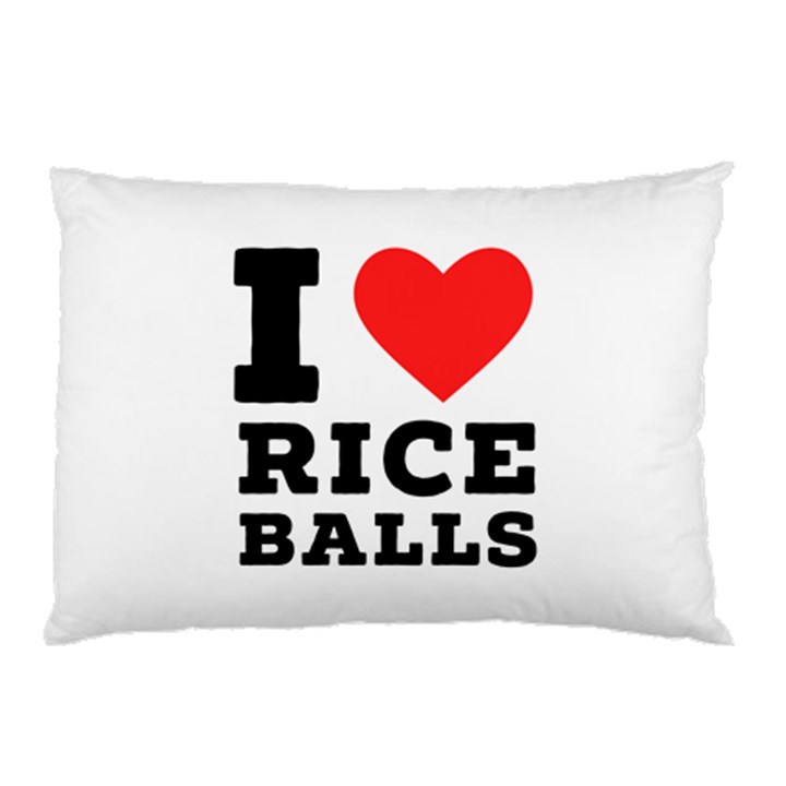 I love rice balls Pillow Case