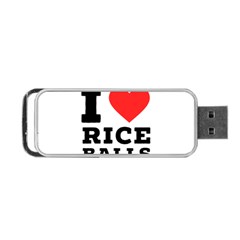 I Love Rice Balls Portable Usb Flash (one Side) by ilovewhateva