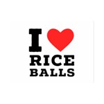 I love rice balls Premium Plush Fleece Blanket (Mini) 35 x27  Blanket Front