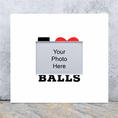 I Love Rice Balls White Wall Photo Frame 5  X 7  by ilovewhateva