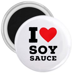 I Love Soy Sauce 3  Magnets by ilovewhateva