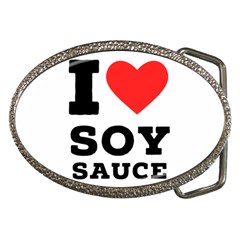 I Love Soy Sauce Belt Buckles by ilovewhateva