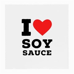 I Love Soy Sauce Medium Glasses Cloth by ilovewhateva