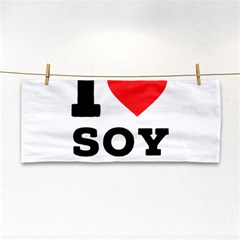 I Love Soy Sauce Hand Towel by ilovewhateva