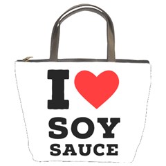 I Love Soy Sauce Bucket Bag by ilovewhateva