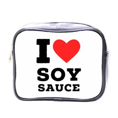 I Love Soy Sauce Mini Toiletries Bag (one Side) by ilovewhateva