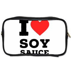 I Love Soy Sauce Toiletries Bag (two Sides) by ilovewhateva