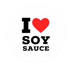 I Love Soy Sauce Mini Round Pill Box by ilovewhateva