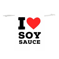 I Love Soy Sauce Lightweight Drawstring Pouch (s) by ilovewhateva