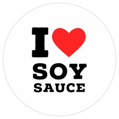 I Love Soy Sauce Round Trivet by ilovewhateva