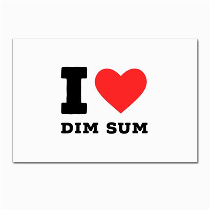 I love dim sum Postcards 5  x 7  (Pkg of 10)