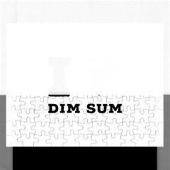 I Love Dim Sum Rectangular Jigsaw Puzzl by ilovewhateva