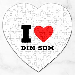 I Love Dim Sum Jigsaw Puzzle (heart) by ilovewhateva