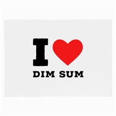 I Love Dim Sum Large Glasses Cloth by ilovewhateva