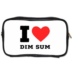 I Love Dim Sum Toiletries Bag (two Sides) by ilovewhateva