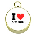 I love dim sum Gold Compasses Front