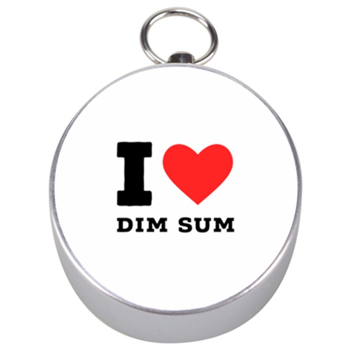 I love dim sum Silver Compasses