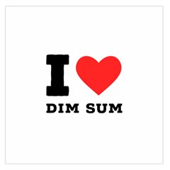 I Love Dim Sum Square Satin Scarf (36  X 36 ) by ilovewhateva