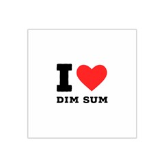 I Love Dim Sum Satin Bandana Scarf 22  X 22  by ilovewhateva