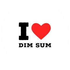 I Love Dim Sum Wooden Puzzle Round by ilovewhateva