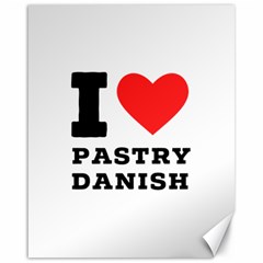 I Love Pastry Danish Canvas 16  X 20  by ilovewhateva