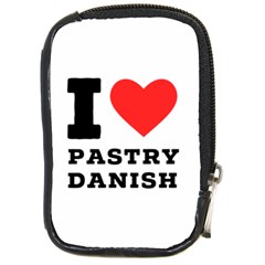 I Love Pastry Danish Compact Camera Leather Case by ilovewhateva