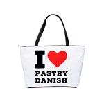 I love pastry danish Classic Shoulder Handbag Back