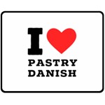 I love pastry danish Fleece Blanket (Medium) 60 x50  Blanket Front