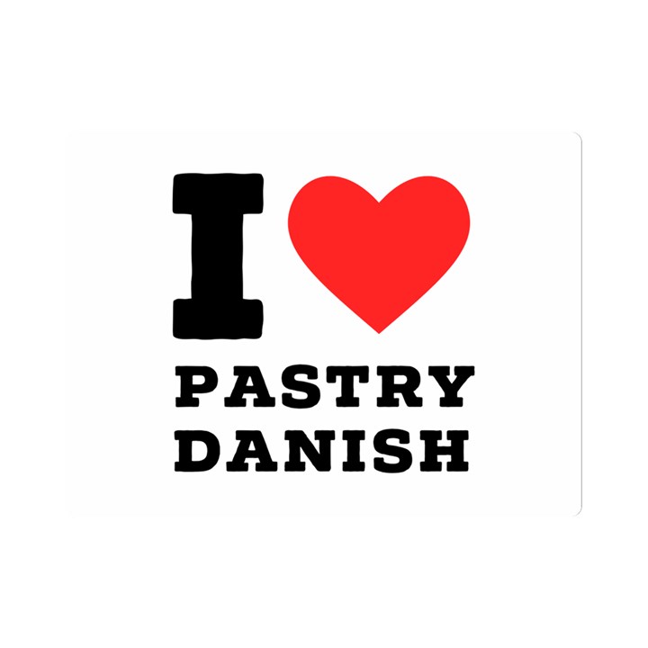 I love pastry danish Premium Plush Fleece Blanket (Mini)