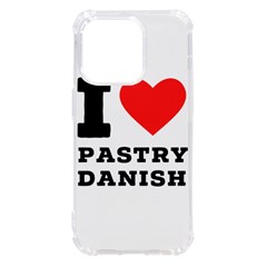 I Love Pastry Danish Iphone 14 Pro Tpu Uv Print Case by ilovewhateva