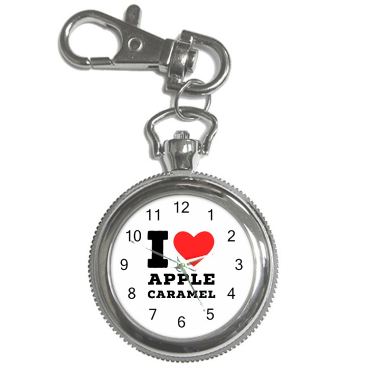 I love Apple caramel Key Chain Watches